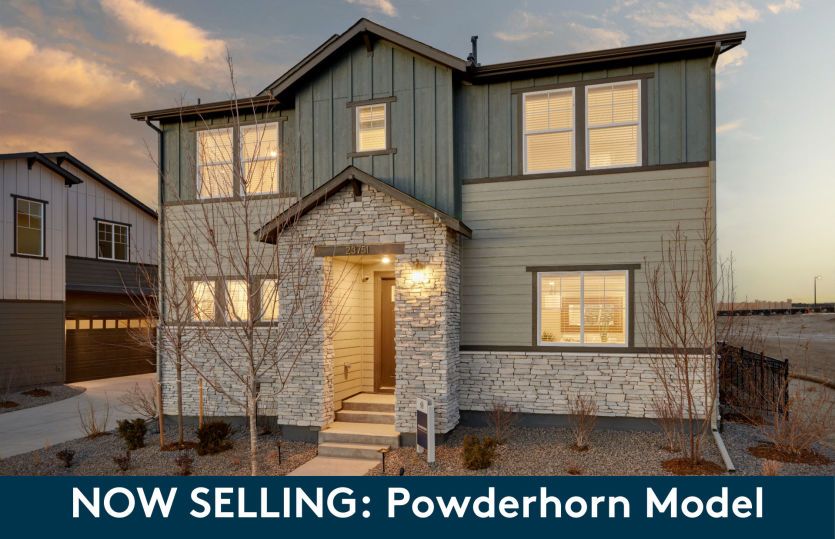 Exterior:Powderhorn Model Available Now!