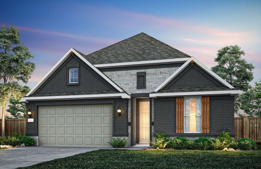 Exterior:Painted Brick Home Exterior LS201