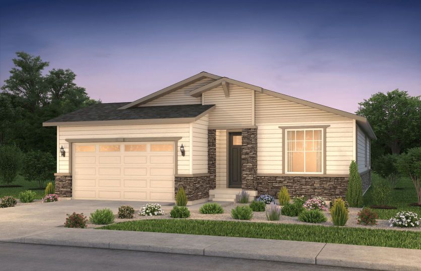 Exterior:Elevation A | Color Scheme 2