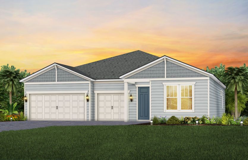 Exterior:Craftsman Elevation | C2