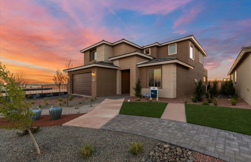 Exterior:Tour the Yucca model home at Los Diamantes, open daily!