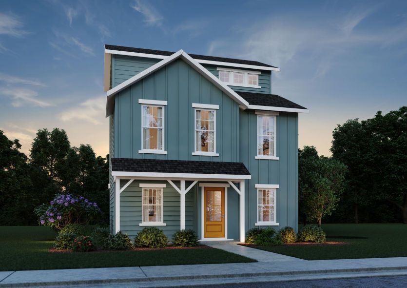 Oak:Elevation A- Color Scheme 1