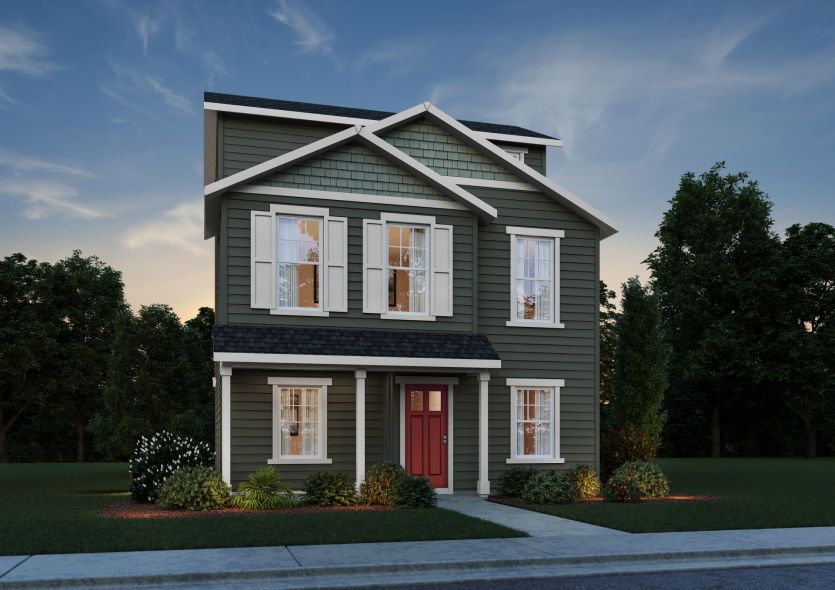 Exterior:Elevation C - Color Scheme Option 3