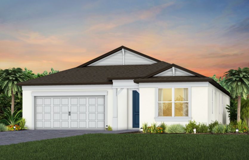 Concord:Exterior Rendering, Elevation CO1