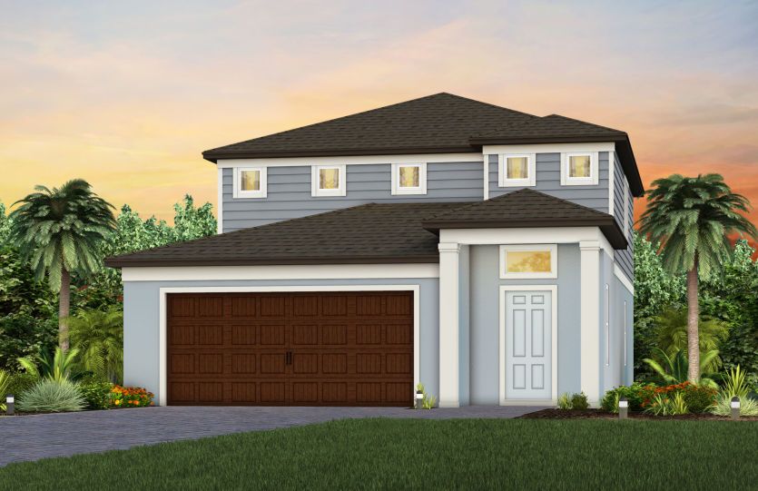 Exterior:Exterior Rendering, Elevation FM1