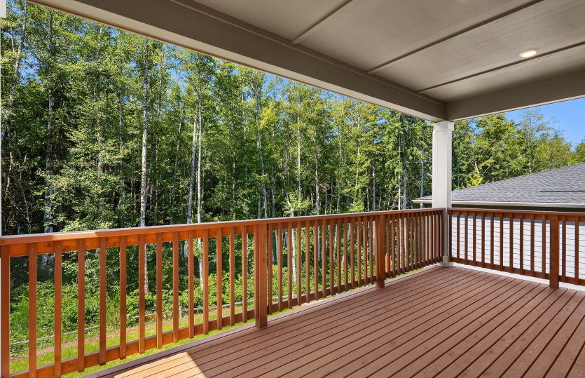 Exterior:Covered Deck off Main Living Area