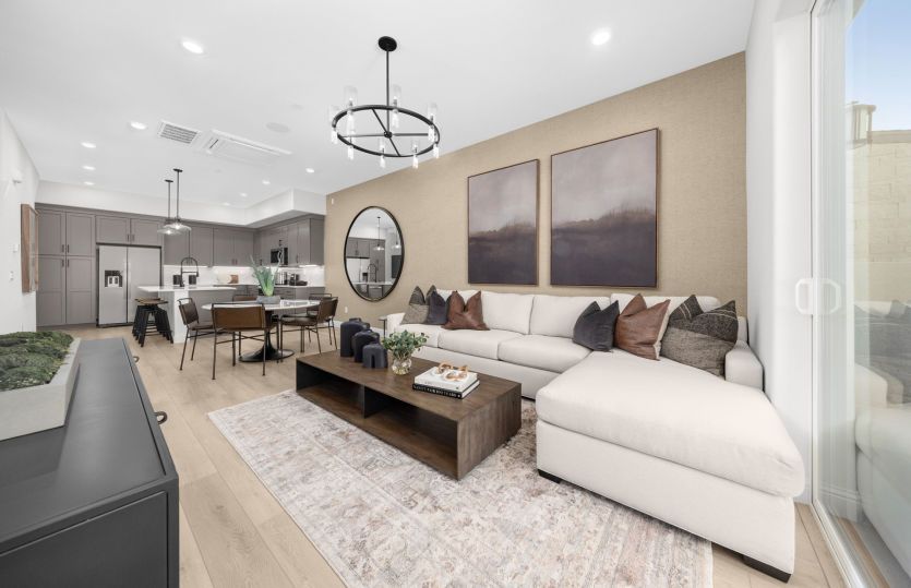 Plan E:Open main living space