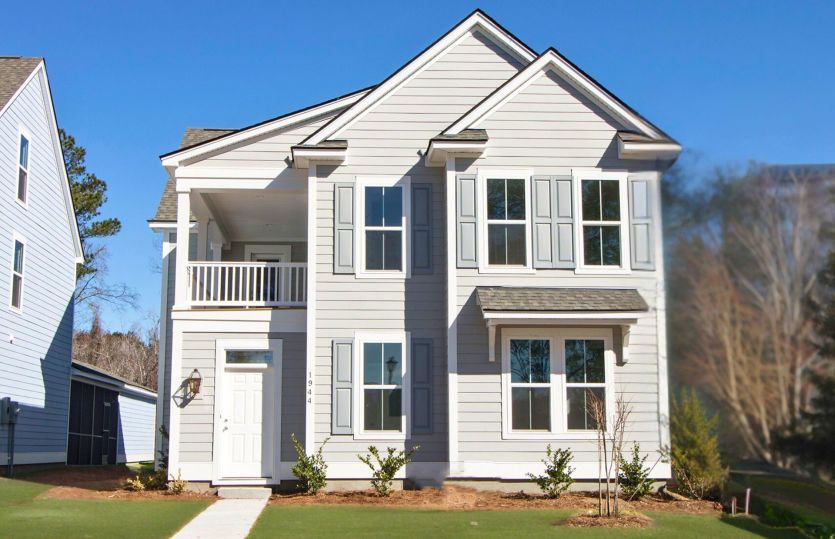 Berkeley:Berkeley Exterior  with dual level porches
