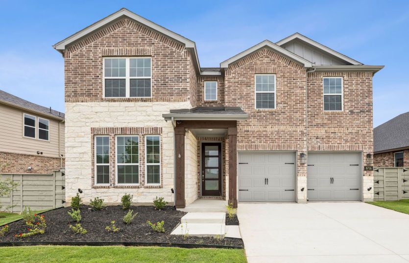 Exterior:Stunning new home available at Treeline *Real home pictured