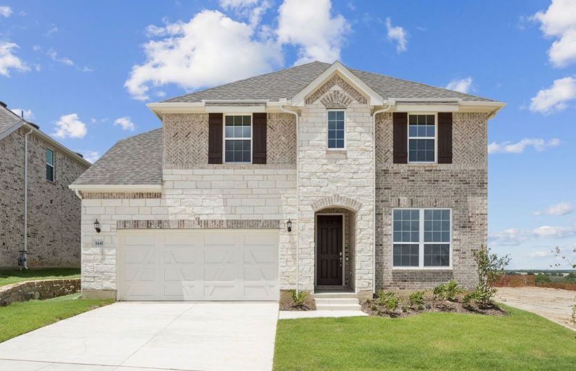 Exterior:Stunning new home available at Pinnacle at Legacy Hills