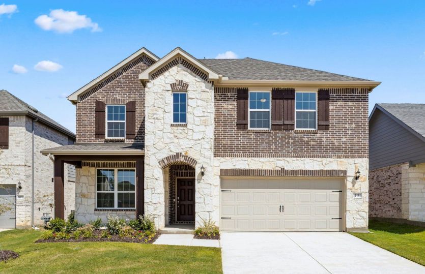 Exterior:The Sweetwater, a 2-story home available now for move-in