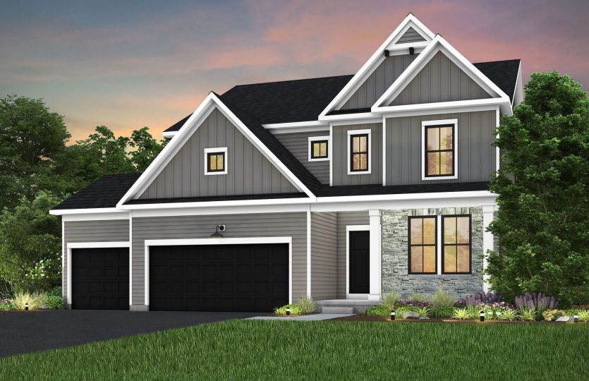 Continental:Continental Farmhouse Elevation