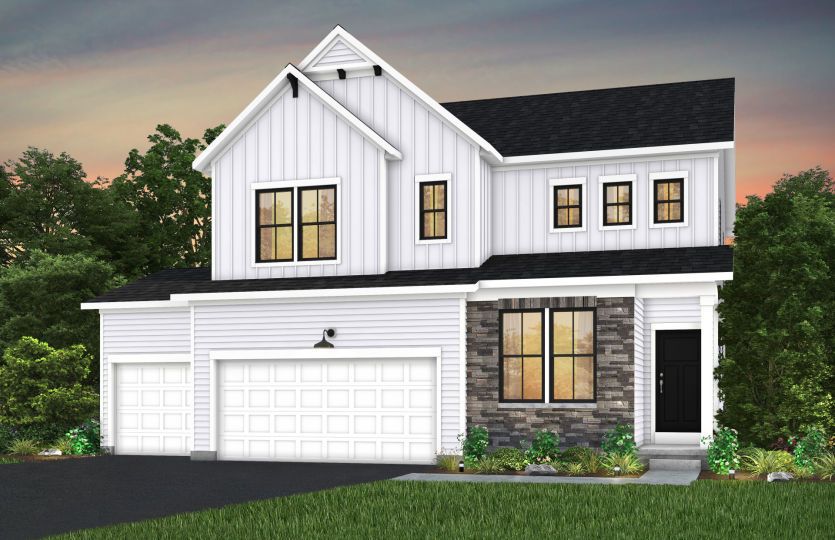 Dakota:Dakota Farmhouse Exterior Elevation