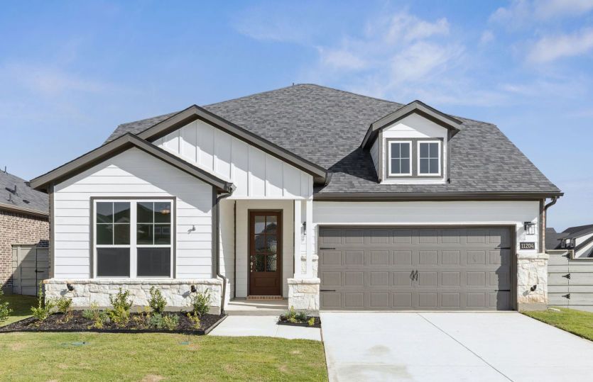 Keller:The Keller, a two-story home with 2-car garage, shown with Home Exterior 38