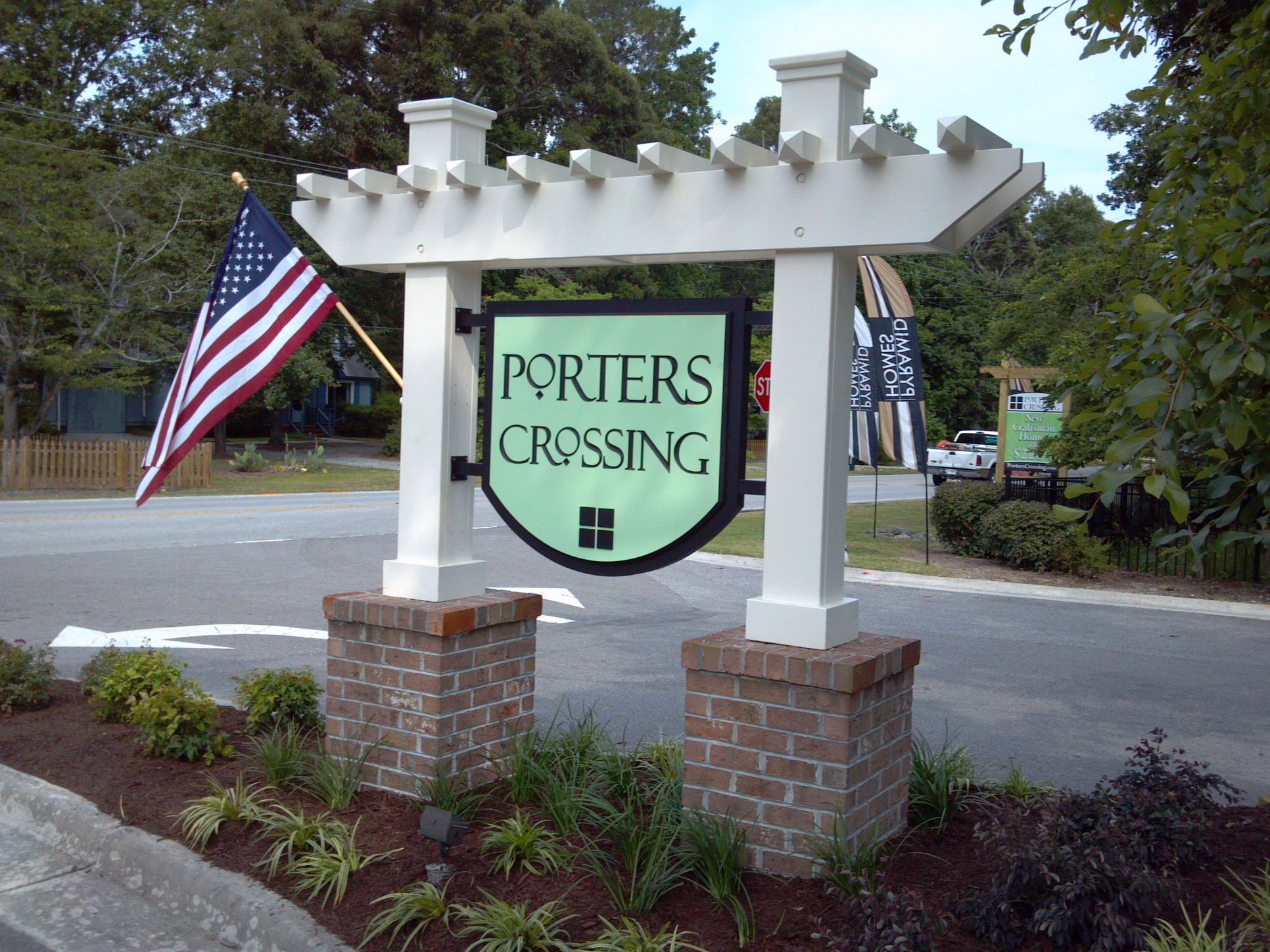 Porter Crossing Entrance