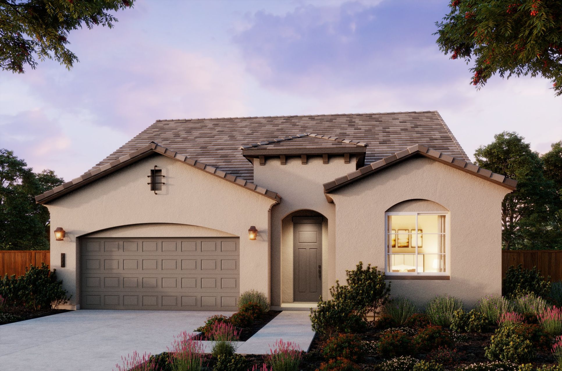 Exterior:Elevation A Rendering