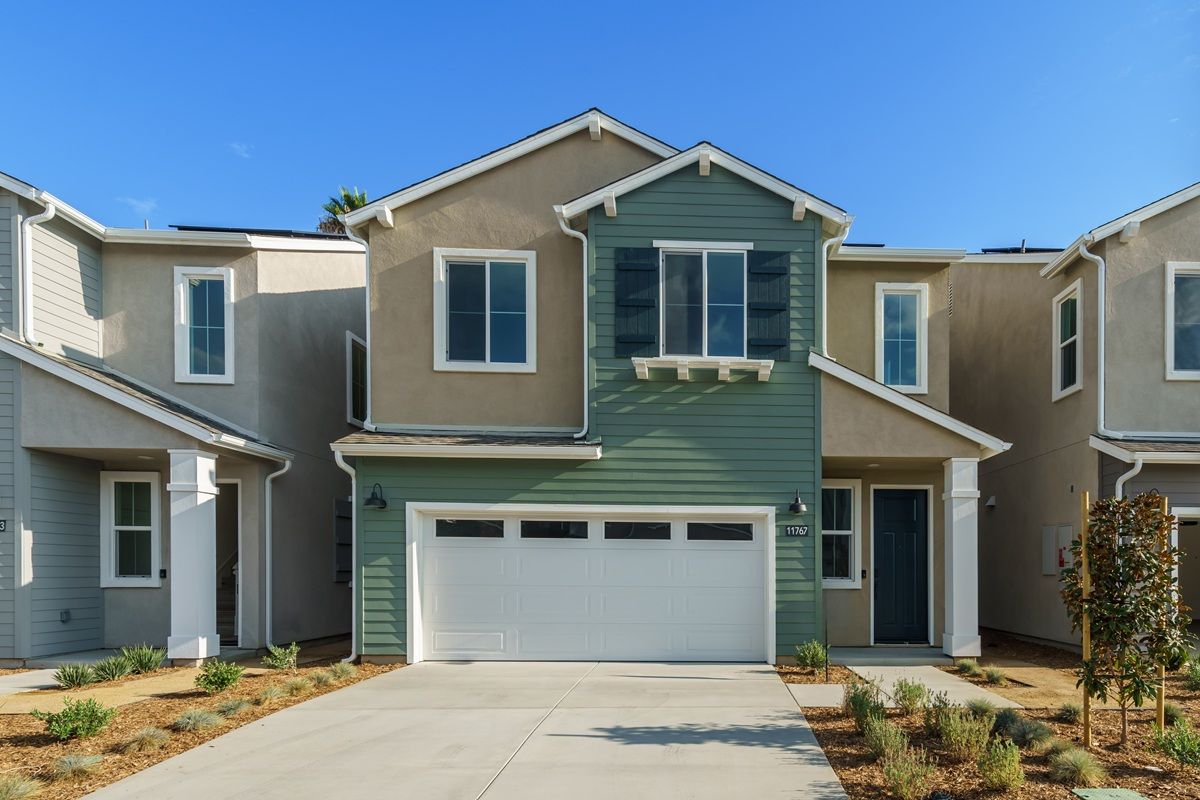 Home Exterior Elevation:Representative Plan 1A