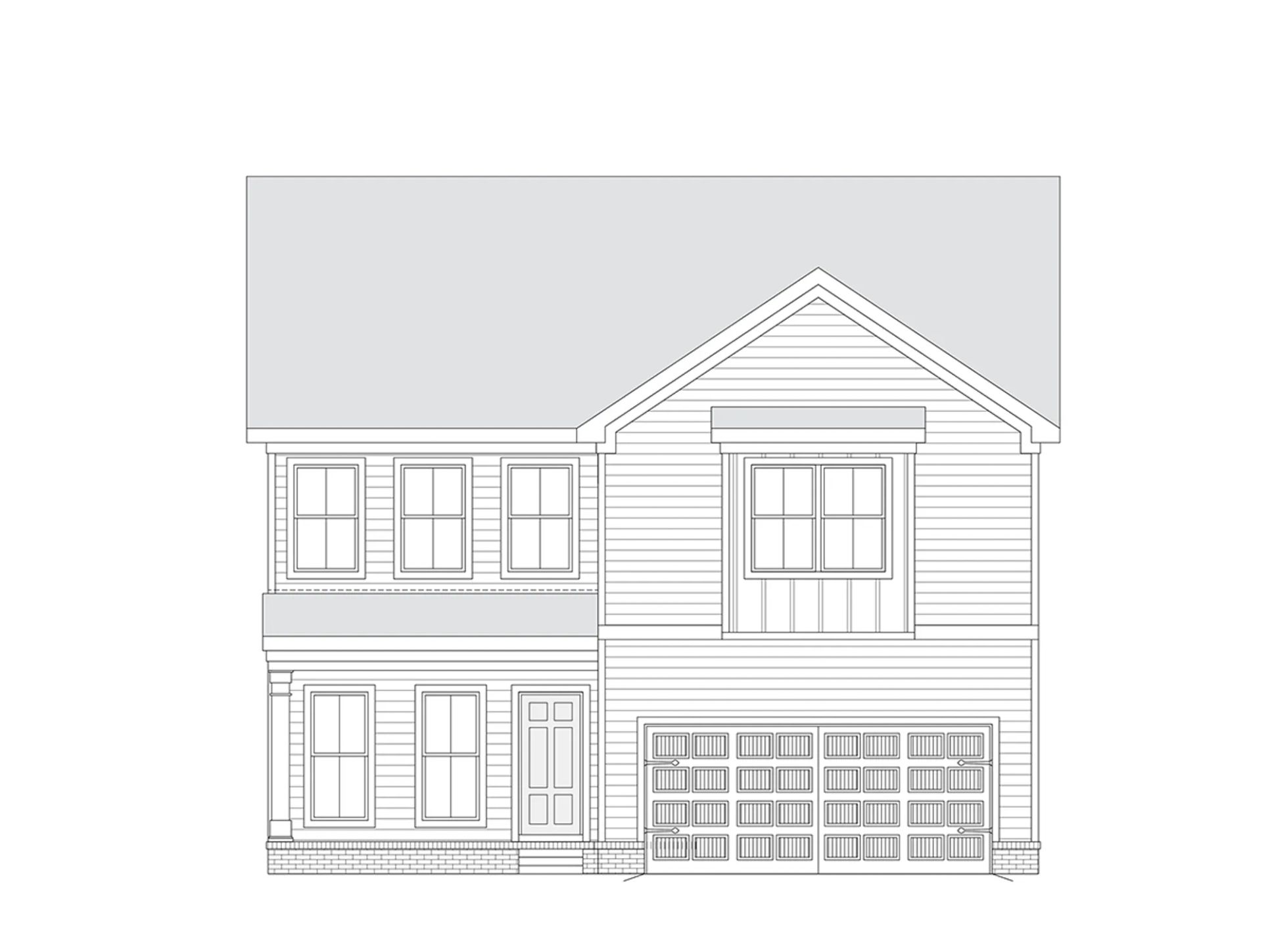 Elevation A:Langley