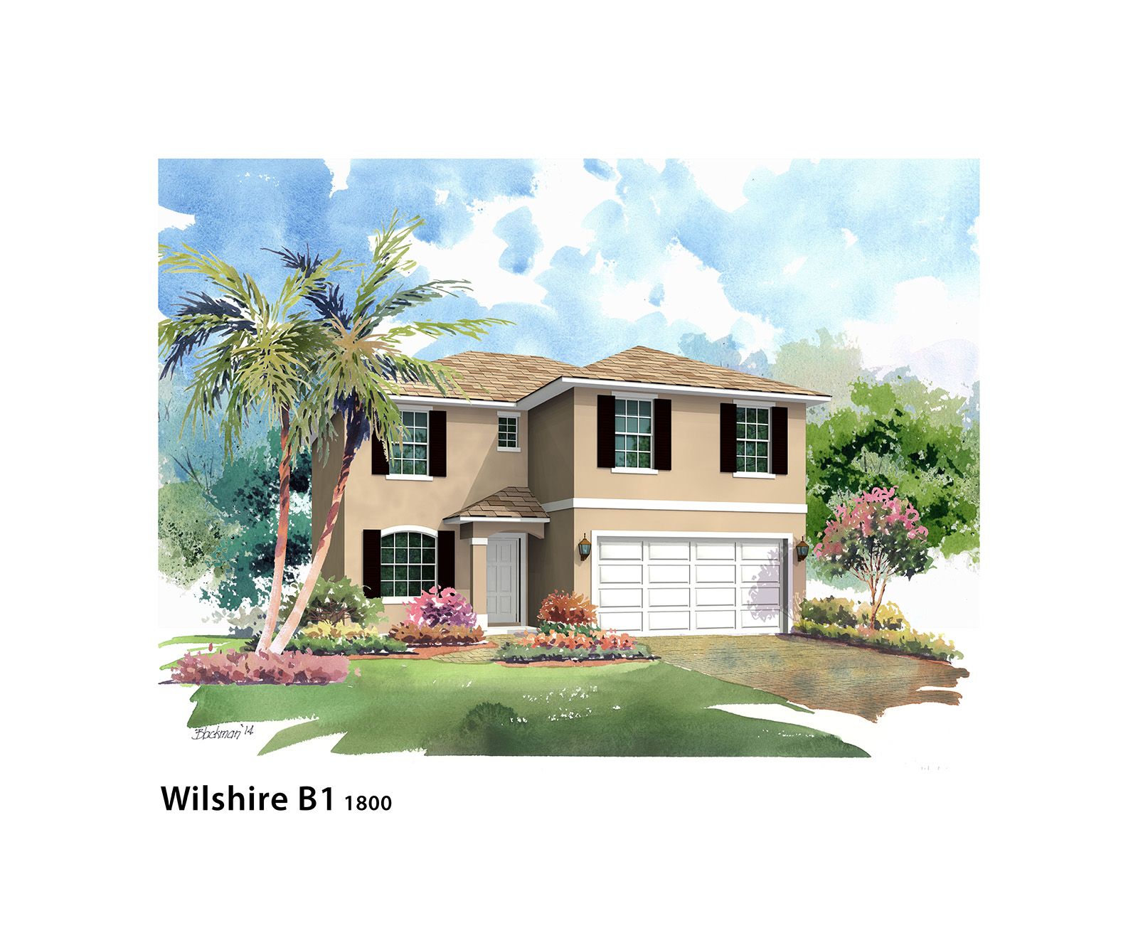 Wilshire 1800:Elevation B2