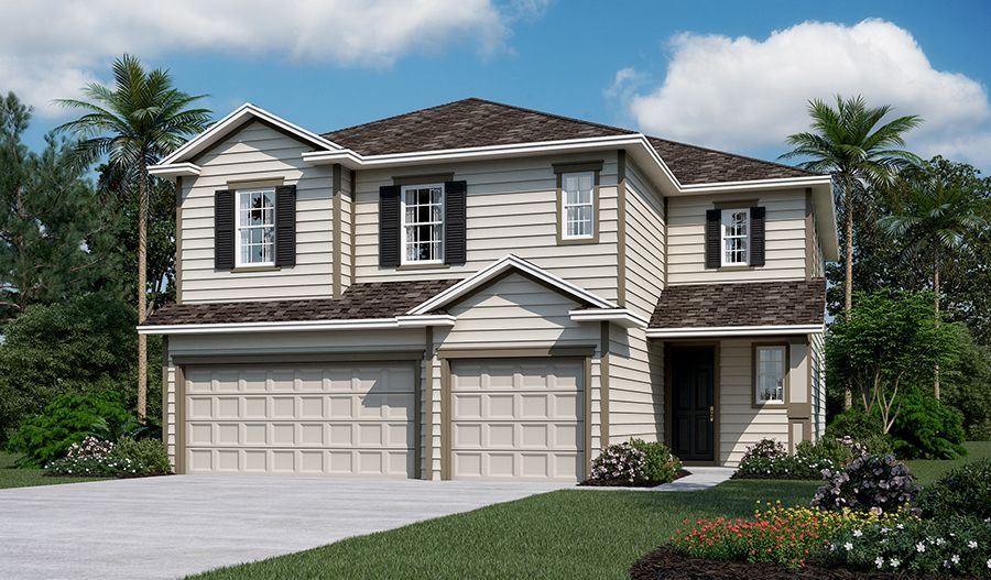 Yorktown-J725-JAX Elevation K:The Yorktown - Elevation K