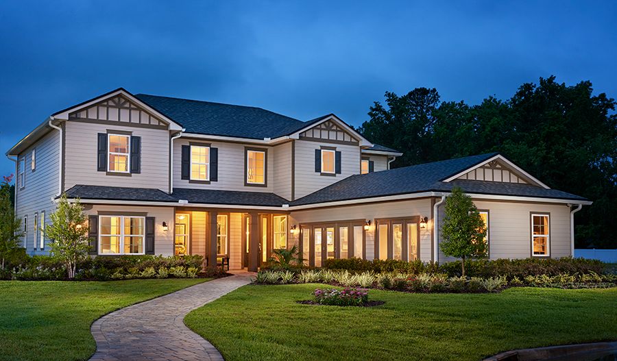 Piermont-JAX-Exterior nighttime (White Oak Estates)