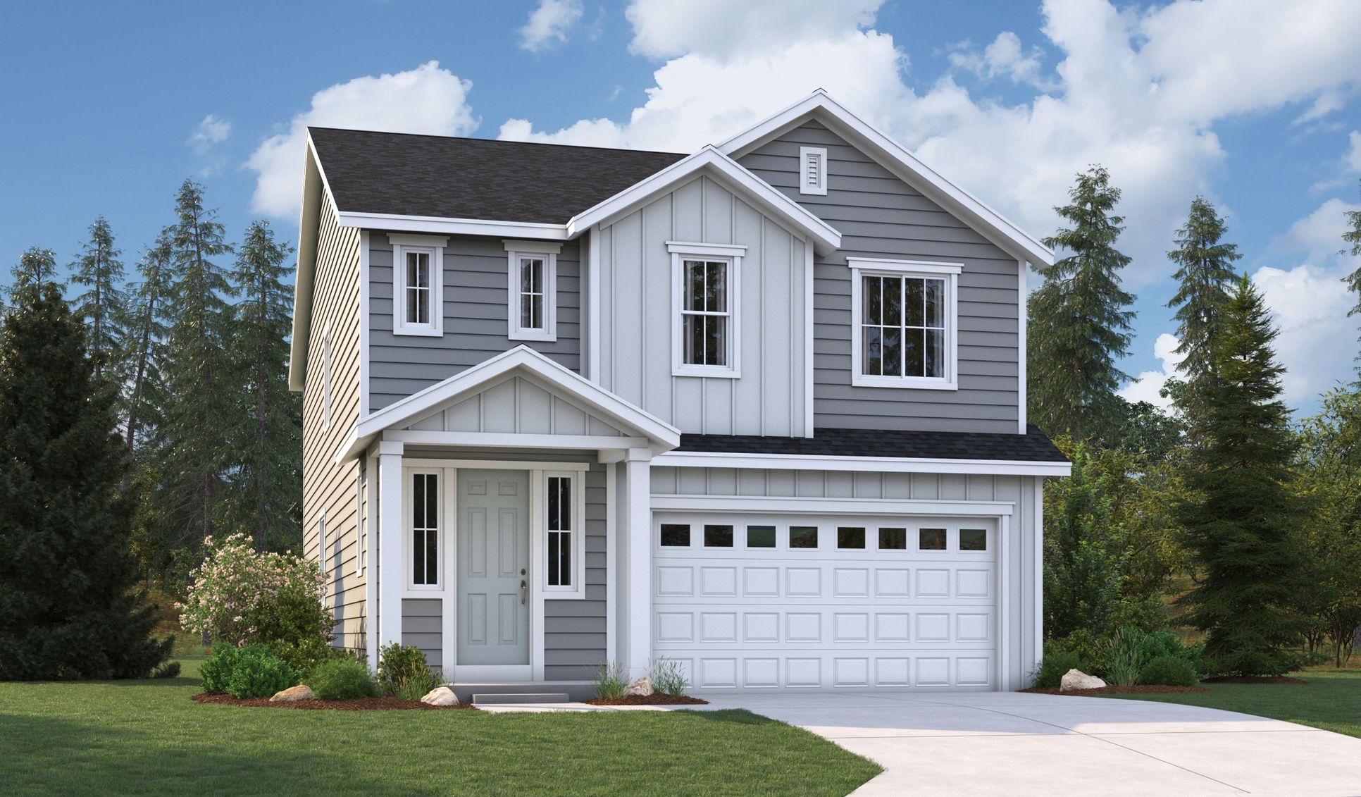 Lowrey-W742-StarLakeHeights Elevation G:The Lowrey Elevation G