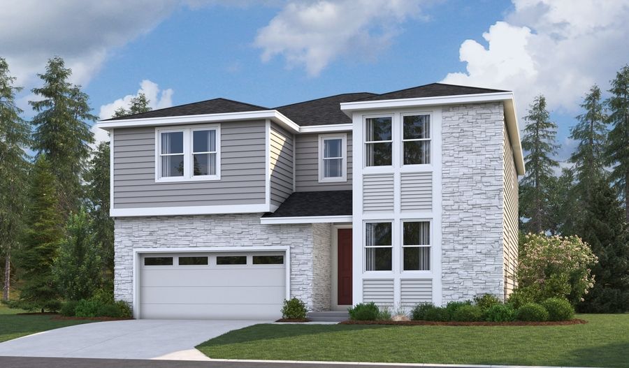 Coronado-W723-Tehaleh Elevation R:The Coronado Elevation R