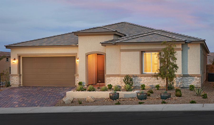 AgaveCrest-LV-Paige Exterior at Dusk