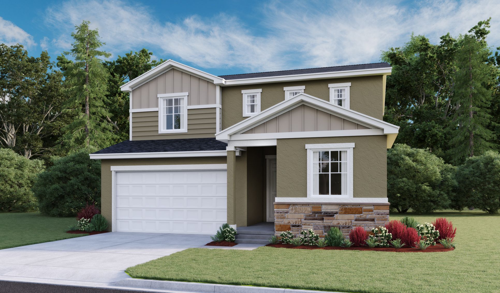 Citrine-U904-SLC Elevation B:The Citrine - Elevation B