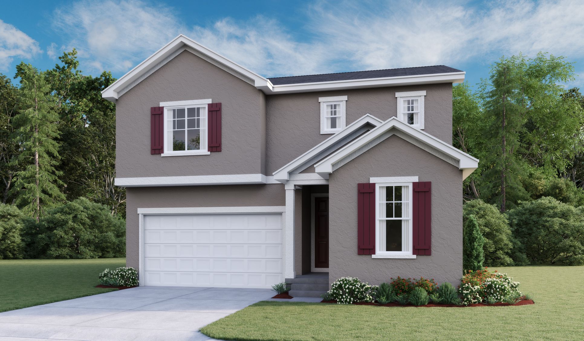 Moonstone-U914-SLC Elevation A:The Moonstone - Elevation A