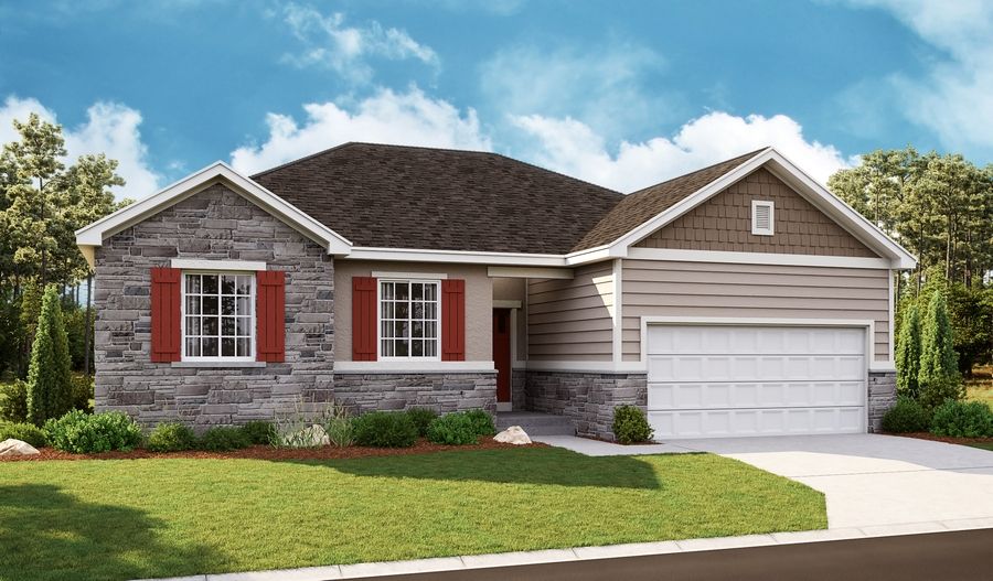 Bryce-U168-NewmanRanch Elevation F:The Bryce - Elevation F