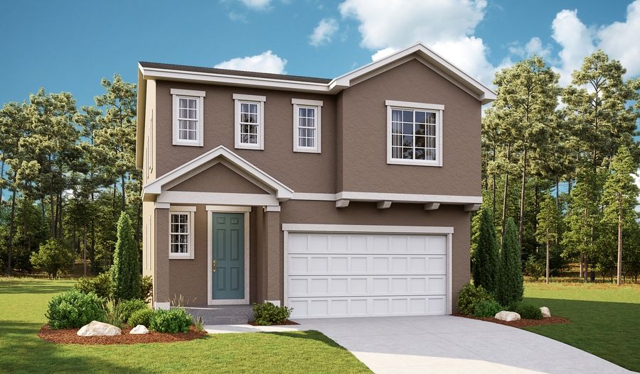 Laurel-U846-UT Master Elevation A:The Laurel - Elevation A