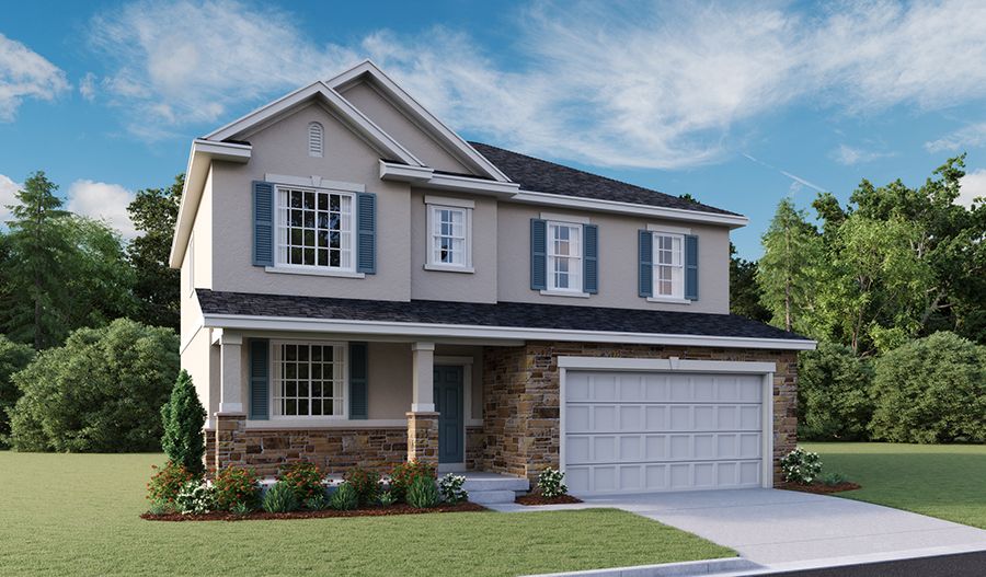 Hemingway-U250-HeronHills Elevation C:The Hemingway Elevation C