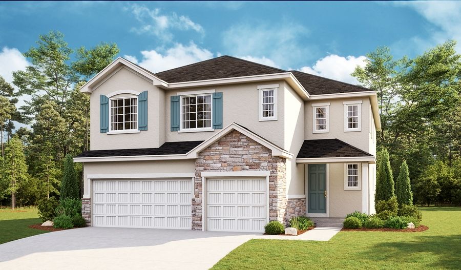 Yorktown-U725-HeronHills Elevation B:The Yorktown Elevation B
