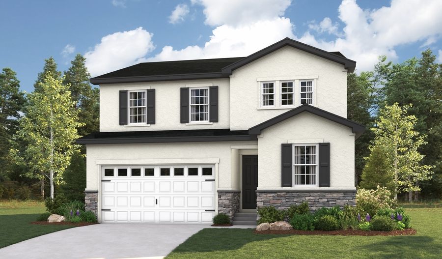 Pearl-U913-Utah Master Elevation A:The Pearl Elevation A