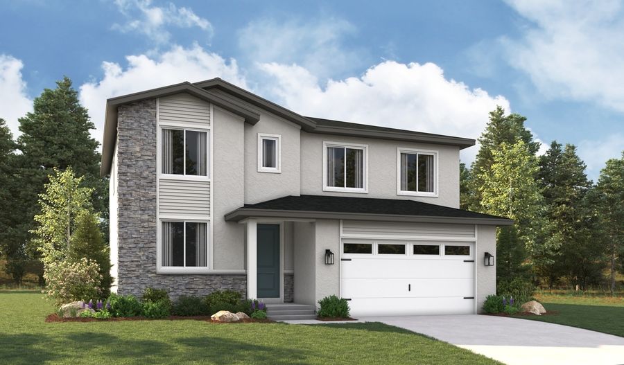 Hemingway-U250-DeerRun Elevation B:The Hemingway Elevation B