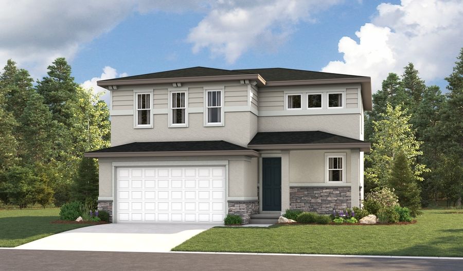 Coral-U903-BeetonPath Elevation F:The Coral elevation F