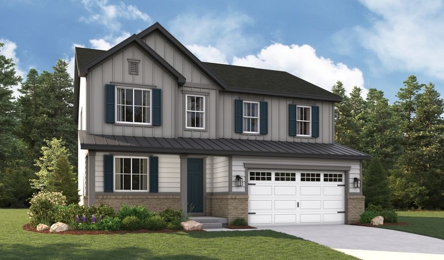 Hemingway-U250-GreatBasinatOlympia Elevation E:The Hemingway Elevation E