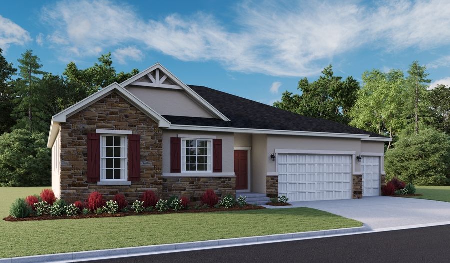 Delaney-U238-TetonRanch Elevation E:The Delaney Elevation E