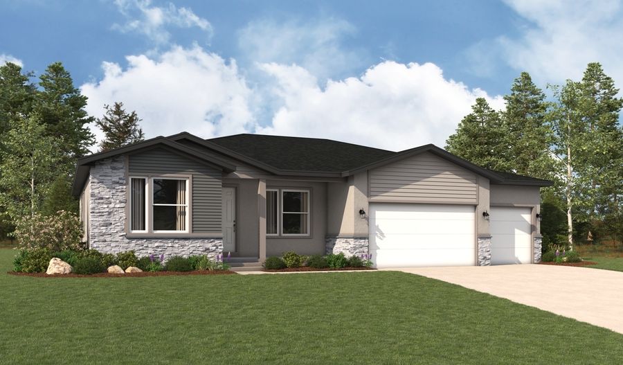 Helena-U236-TetonRanch Elevation B:The Helena Elevation B