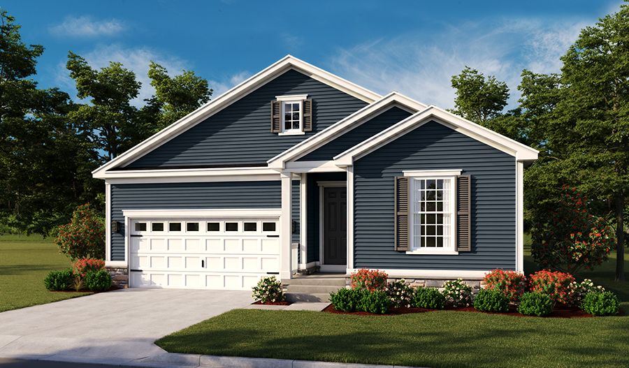 Arlington-M721-MidAtlantic Elevation A (masterplan):The Arlington - Elevation A