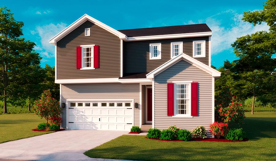 Moonstone-MidAtlantic Elevation A:The Moonstone - Elevation A