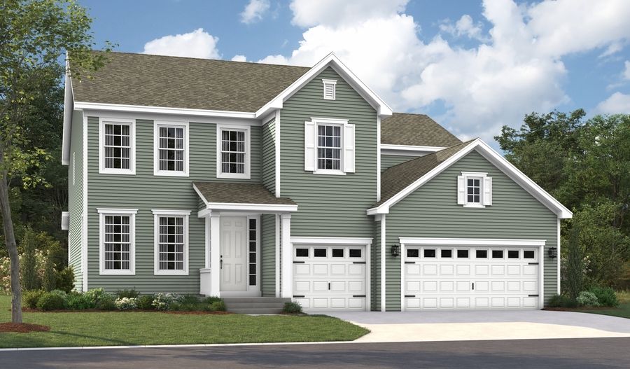 Donovan-H639-MidAtlantic Elevation A (masterplan):The Donovan - Elevation A