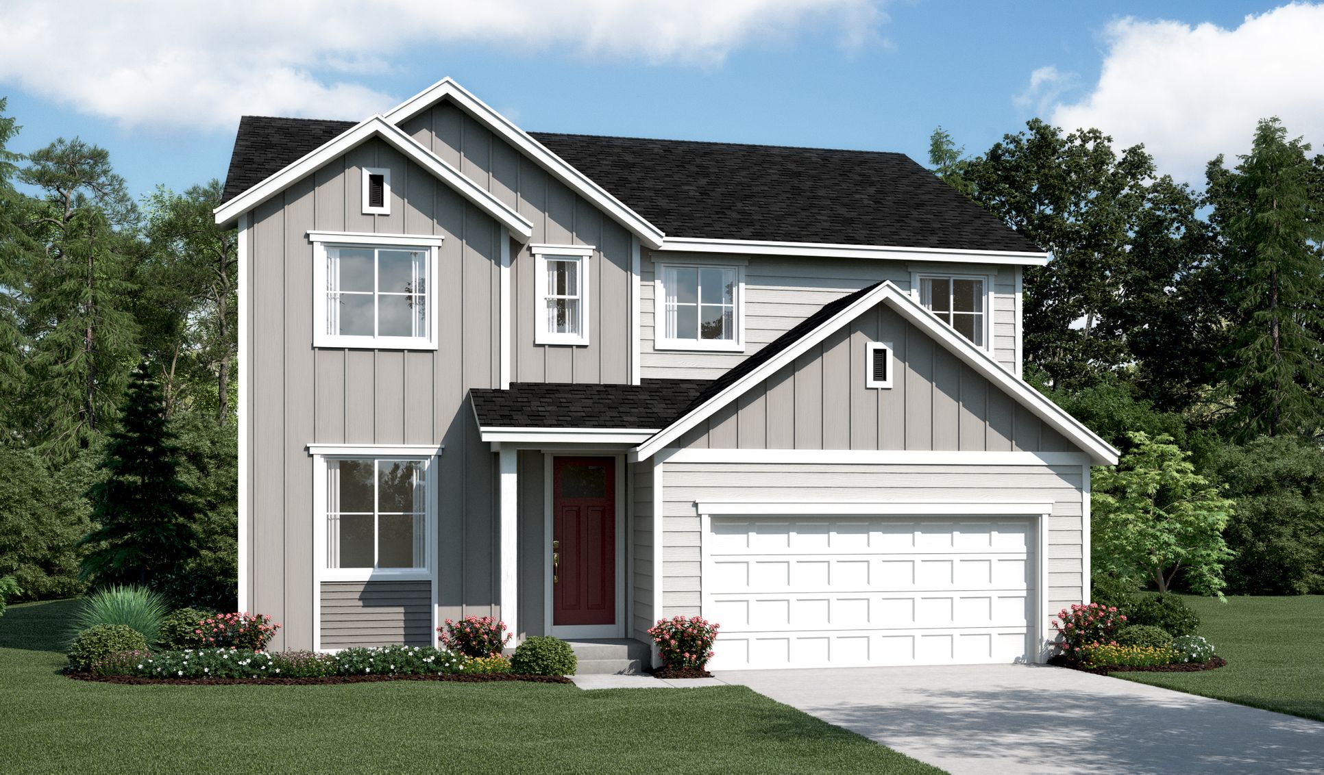 Hemingway-G250-CascadiaRidge Elevation A:The Hemingway Elevation A