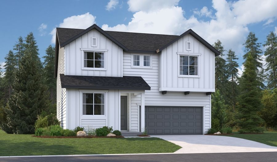 Bradford-G603-LudenEstates Elevation A:The Bradford Elevation A