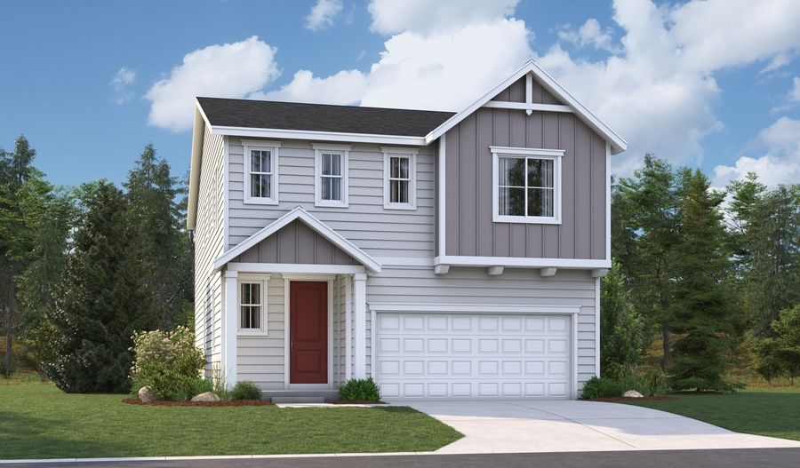 Laurel-G846-LudenEstates Elevation A:The Laurel Elevation A