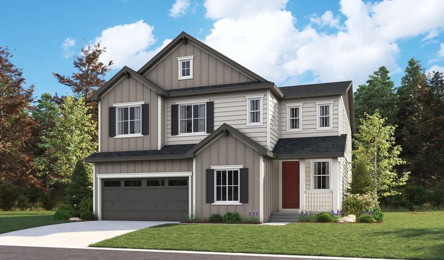 Yorktown-D725-Parkdale Elevation A:The Yorktown Elevation A