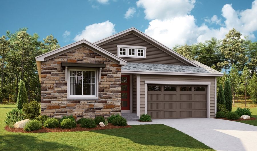 Avalon-D195-CreeksideVillage Elevation A:The Avalon Elevation A