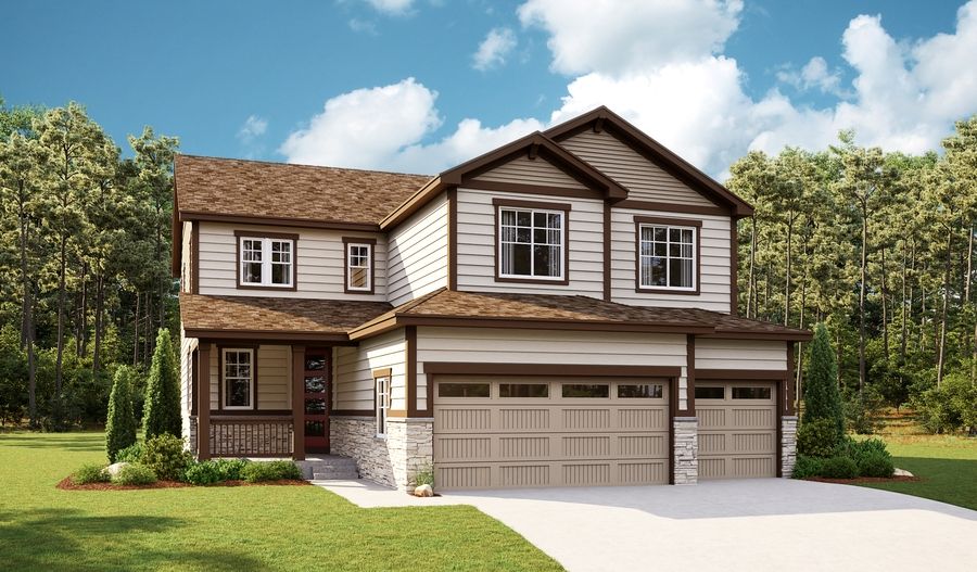 Seth-D29A-CreeksideVillage Elevation A:The Seth Elevation A