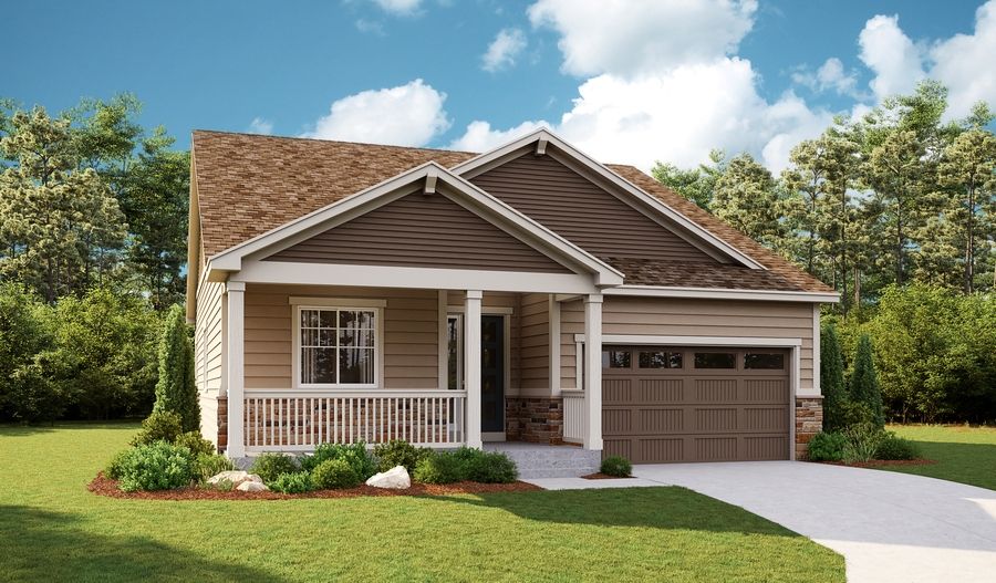 Avril-D618-CreeksideVillage Elevation A:The Avril Elevation A
